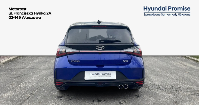 Hyundai i20 cena 78900 przebieg: 5900, rok produkcji 2023 z Szlichtyngowa małe 137